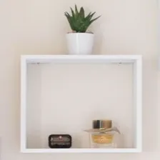 Nicho Quadrado 45x30x45 Mdf Branco Foto mini 2