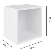 Nicho Quadrado Decorativo - Branco Foto mini 3