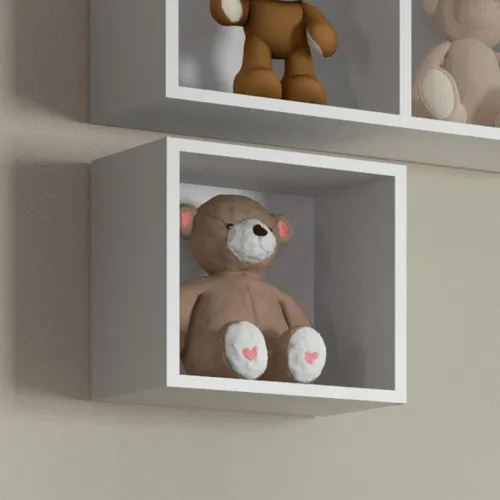 Nicho Quadrado Decorativo - Branco Foto 1