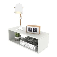 Nicho Retangular 60x25x20 Para Quarto Sala 100% Mdf 15mm Cor Nicho Branco Foto mini  2