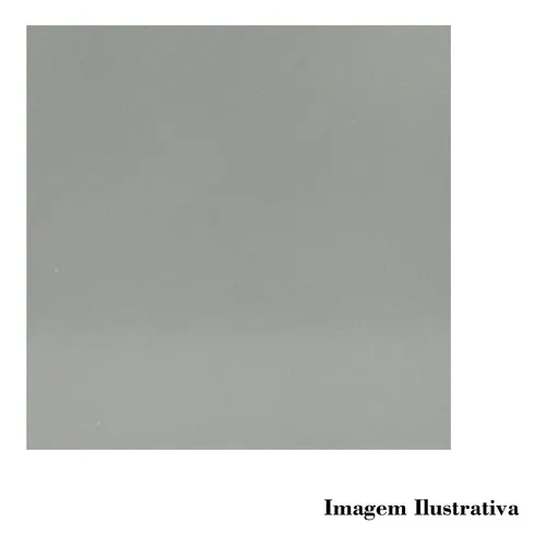 Nicho Retangular Simples C/ Led 90x30x12 Mdf Madeira Pintado Cor Cinza Foto 1