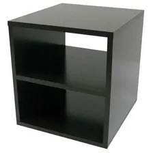 Nicho Suspenso Mesa De Cabeceira Preto Mdf 40x30x30 Foto mini 1
