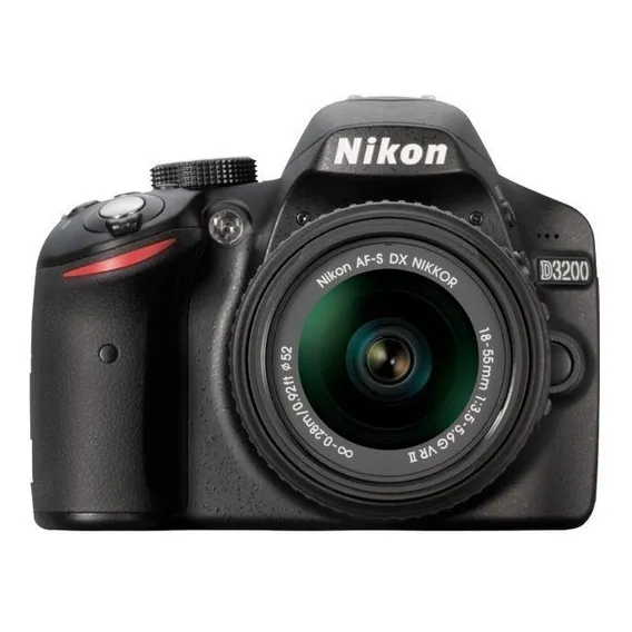 Nikon Kit D3200 + lente 18-55mm VR DSLR cor preto Foto 1