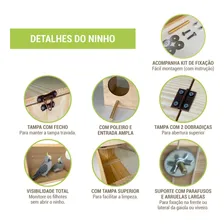 Ninho para aves Magazine do Pet Ninho com Visor Foto mini 4