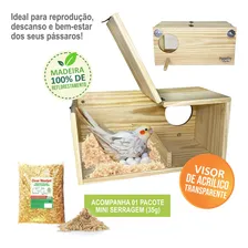 Ninho para aves Magazine do Pet Ninho com Visor Foto mini 2