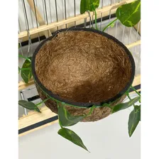 Ninho Para Trinca-ferro Com Folha - Fibra De Coco Picotada - Almeidas Foto mini  3