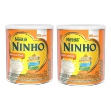 Ninho Zero Lactose Forti+ 380g Nestle Kit C/2 Sabor Leite Foto mini 1