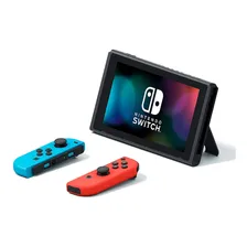 Nintendo Switch Console (2nd Generation, Neon Blue And Red) Foto mini 3