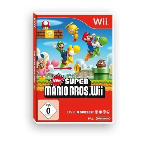 Nintendo Wii New Super Mario Bros Raro Foto 1