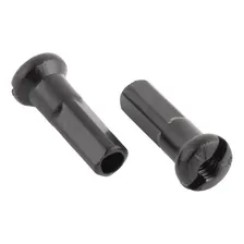 Niples Preto 14mm X 2mm Aluminio 32 Unid Fino Bicicleta Bike Foto mini 2