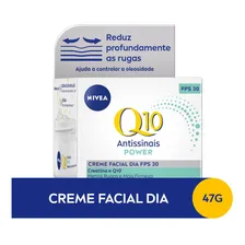NIVEA Creme Facial Antissinais Q10 Power Dia Pele Mista a Oleosa FPS 30 50g Foto  mini 1