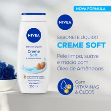 NIVEA Sabonete Líquido Corporal Creme Soft 250ml Foto mini  3
