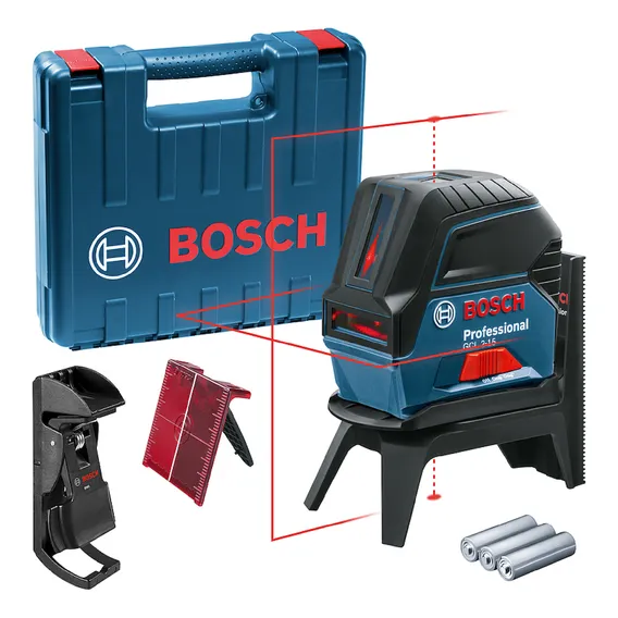 Nivel A Laser Bosch Gcl2-15 + Maleta + Gancho Foto 1