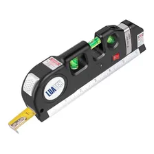 Nível A Laser Esquadro Com Trena Magnetico Profissional 10m Foto mini 4