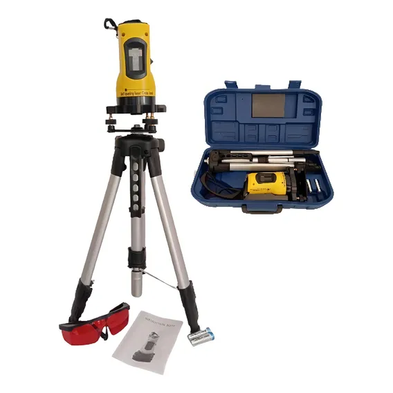 NĂvel Ă€ Laser Medidor Automático 360 Graus TripĂ© Com Maleta Foto 1