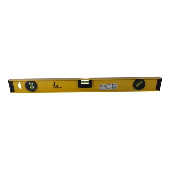 NÃvel AlumÃnio Grande Base Magnética 60cm Com 3 Bolhas Lotus Foto 1