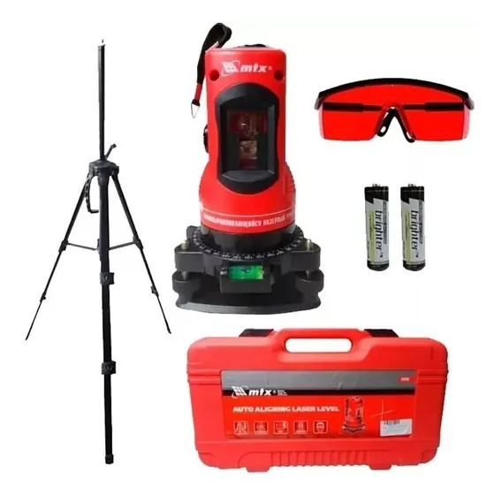 Nível Laser 150 Mm C/ Tripe Autonivelameto Em Cx Plast. Mtx Foto 1