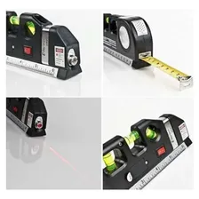 Nível Laser 3 Linhas Cruz Trena Régua Nivelador Profissional Foto mini  2