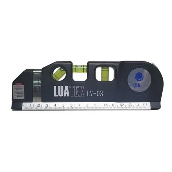 Nível Laser 3 Linhas Cruz Trena Régua Nivelador Profissional Foto 1