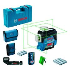 Nível À Laser C/ 3 Linhas Verdes E Receptor Gll 3-80cg Bosch Foto  mini 1