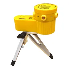 Nível Laser Giratório 360° Prumo Nivelador Com Tripé Foto mini 1