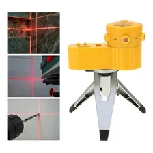 Nível Laser Giratório 360° Prumo Nivelador Com Tripé Foto mini 3