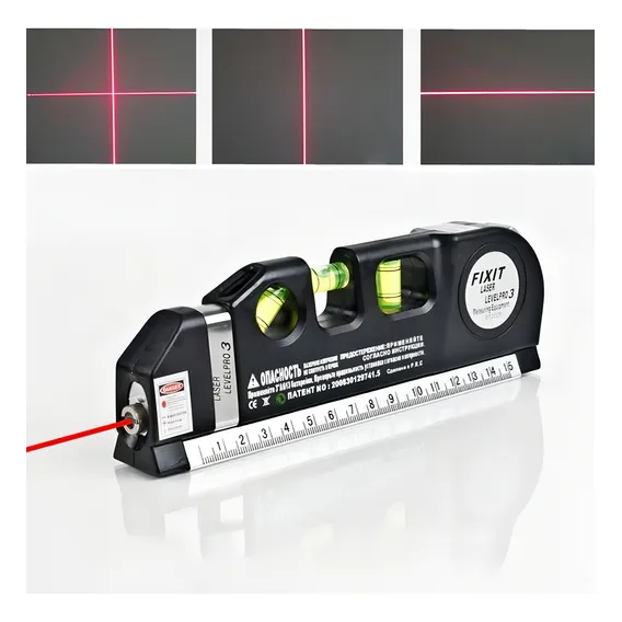 Nivel Laser Level Pro 03 Nivel Prumo 2 Pontos Fixit Foto 1