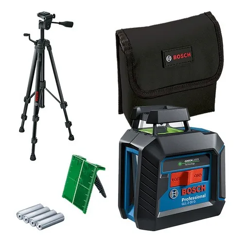 Nível Laser Linear Gll 2-20g 10m + Tripé Bt 150 Bosch Foto 1