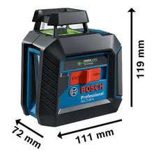 Nível Laser Linear Gll 2-20g 10m + Tripé Bt 150 Bosch Foto mini 2