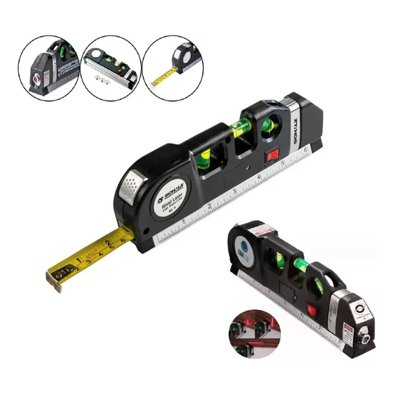 NÃvel Laser Profissional Trena Level Pro3 Estágios Nivelador Foto 1