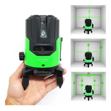 NÃvel Laser Verde 5 Linhas Base Giratória 360º 6 Pontos 5mts Foto mini 1