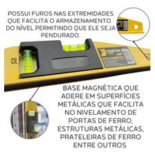 NÃvel Magnético 12 Em AlumÃnio Com Duas Ampolas Foto mini 3