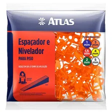 Nivelador Piso Porcelanato Espaçador 3mm Atlas 100un Cor Vermelho Foto mini 1