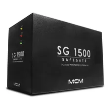 No break MCM Safe Gate SG1500 1500VA entrada e saída de 220V CA preto Foto  mini 1