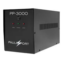 No Break Portão Eletrônico 3000va Senoidal Pauloport Cor Preto Foto mini 1