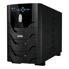 No break SMS Power Vision Upv 3000 Bi 27737 3000VA entrada de 115V - 127V / 220V e saída de 115V preto Foto mini 1