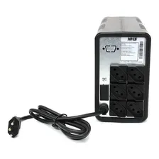Nobreak 700va Nhs Mini 4 Ent Monovolt 120v Saida 120v 6t Preto Foto mini 3