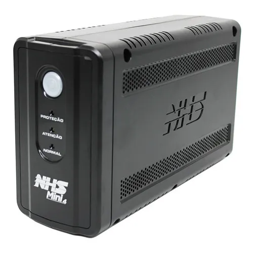 Nobreak 700va Nhs Mini 4 Ent Monovolt 120v Saida 120v 6t Preto Foto 1
