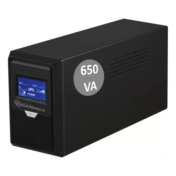 Nobreak Estabilizador Tensão 650va 110v Senoidal Cor Preto Foto 1