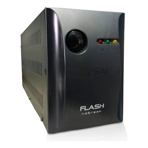 Nobreak Flash+ 700va Biv/115 Conector Bateria Externa Upsai Foto 1