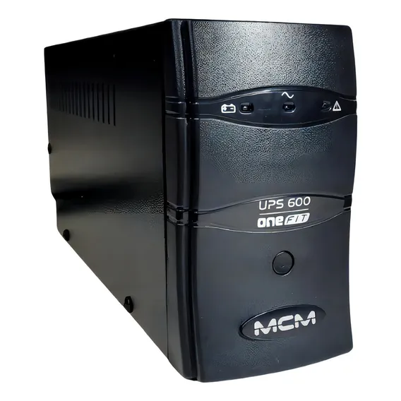 Nobreak Mcm Ups 600va One Fit 3.1 Bivolt Ups0266 Cor Preto Foto 1