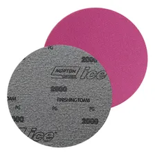 Norton 152mm/p2000 Disco Lixa Pluma Ice Soft Q255 Sem Furo Foto mini 1