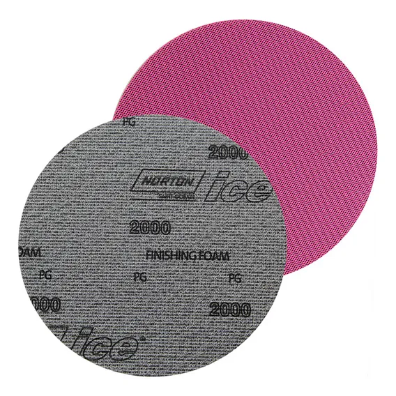 Norton 152mm/p2000 Disco Lixa Pluma Ice Soft Q255 Sem Furo Foto 1