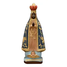 Nossa Senhora Aparecida 20cm Em Gesso Foto mini 1