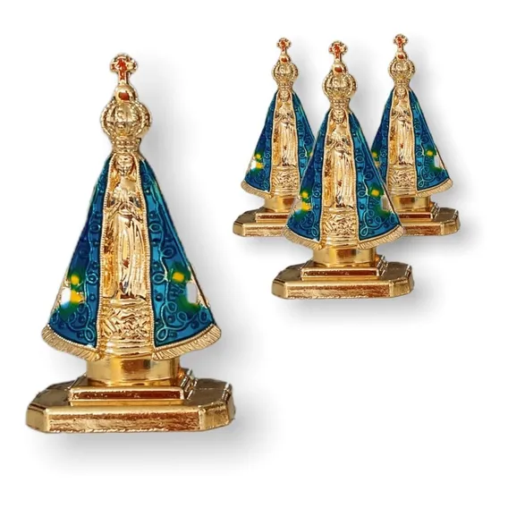 Nossa Senhora Aparecida Para Carro Com Dupla Face 5cm Foto 1