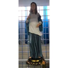 Nossa Senhora Grávida Ou Nossa Senhora Da Doce Espera 13 Cm Cor Angelus Foto mini 3