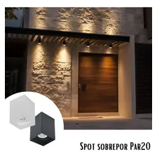 Notrelux Luminária Beiral Pergolado Fachada Spot Plafon Par20 Movel Cor Preto Foto mini 3