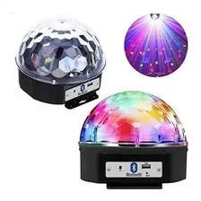 Nova Bola Maluca Led Rgb Holográfico Mp3 Magic + Controle 110V/220V Foto mini 1