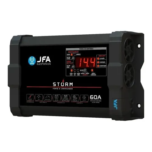 Nova Fonte Automotiva Storm Jfa 60a Bivolt Com Sistema Sci Foto 1
