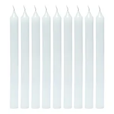 Nova Luz 9 velas branca oxalá vela palito oxalá branca umbanda paz Foto  mini 1